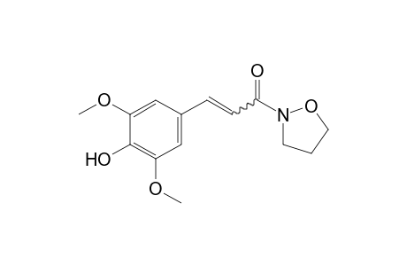 2-(3,5-dimethoxy-4-hydroxycinnamoyl)isoxazolidine