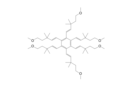 Hexakis[(E)-3',3'-dimethyl-5'-methoxy-1'-pentenyl]benzene