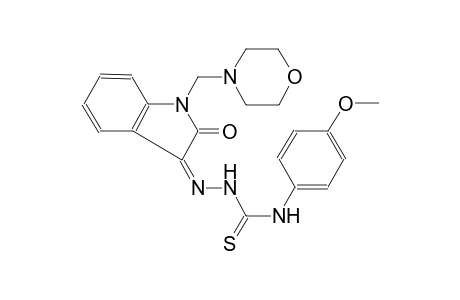 (3Z)-1-(4-morpholinylmethyl)-1H-indole-2,3-dione 3-[N-(4-methoxyphenyl)thiosemicarbazone]