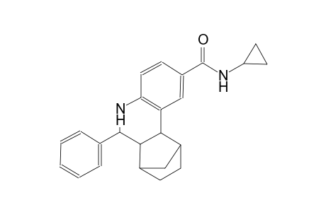 N-cyclopropyl-10-phenyl-9-azatetracyclo[10.2.1.0~2,11~.0~3,8~]pentadeca-3,5,7-triene-5-carboxamide