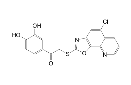 ethanone, 2-[(5-chlorooxazolo[4,5-h]quinolin-2-yl)thio]-1-(3,4-dihydroxyphenyl)-