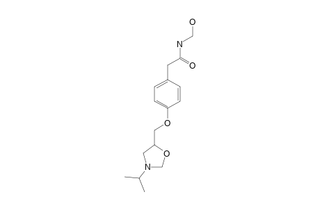 3-ISOPROPYL-5-[4-(N-HYDROXYMETHYLACETAMIDO)-PHENOXYMETHYL]-OXAZOLIDINE