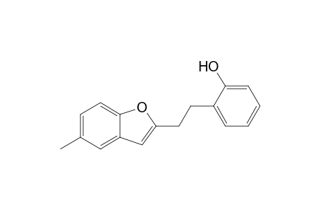 2-[2-(2-Hydroxyphenyl)ethyl]-5-methylbenzo[b]furan