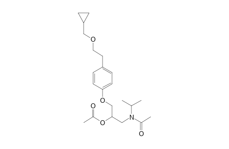 2-Acetoxy-1-(N-acetyl-N-isopropyl)amino-3-[4-(2-cyclopropylmethoxyethyl)phenoxy]propane