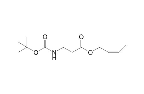 (Z)-But-2-enyl 3-(tert-butoxycarbonylamino)propanoate