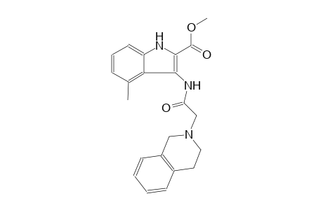 methyl 3-[(3,4-dihydro-2(1H)-isoquinolinylacetyl)amino]-4-methyl-1H-indole-2-carboxylate