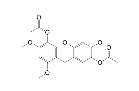 5,5'-diacetoxy-2,2',4,4'-tetramethoxydiphenylethane