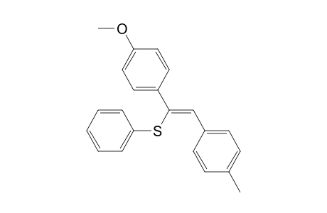 (Z)-1-(Phenylthio)-2-(4-methylphenyl)-4-methoxystyrene
