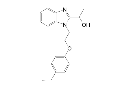1H-1,3-Benzimidazole-2-methanol, .alpha.-ethyl-1-[2-(4-ethylphenoxy)ethyl]-