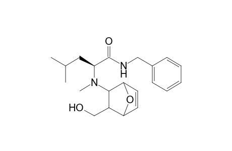 (RS)-2-(N-((1RS,2SR,3RS,4SR)-3-(Hydroxymethyl)-7-oxa-bicyclo[2.2.1]hept-5-en-2-yl)-N-methylamino)-n-benzyl-4-methylpentanamide