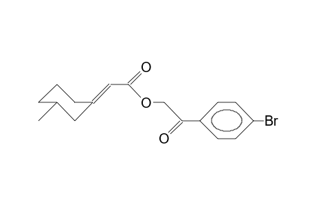 (4-Bromo-phenacyl) (Z,3R)-(+)-(3-methyl-cyclohexylidene)-acetate