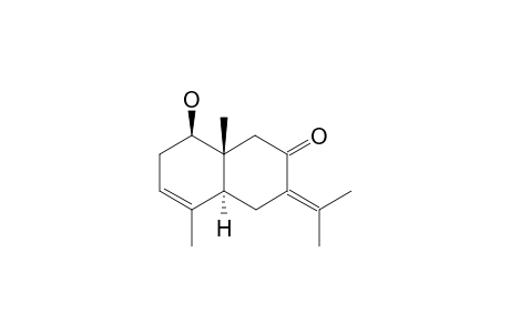 1-HYDROXY-EUDESMA-3,7(11)-DIEN-8-ONE