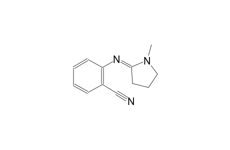 benzonitrile, 2-[[(2E)-1-methylpyrrolidinylidene]amino]-