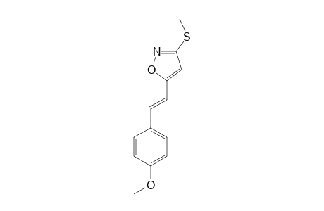 3-METHYLTHIO-5-[2-(PARA-METHOXYPHENYL)-ETHENYL]-ISOXAZOLE