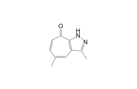 3,5-Dimethyl-1H-cycloheptapyrazol-8-one