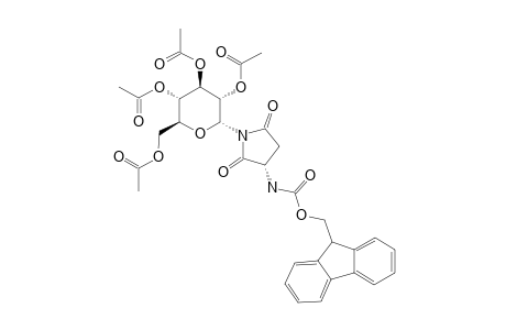 (S)-1-(2,3,4,6-TETRA-O-ACETYL-ALPHA-D-GLUCOPYRANOSYL)-3-(N-FLUORENYLMETHOXYCARBONYL)-2,5-DIOXOPYRROLIDINE