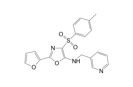 2-(furan-2-yl)-4-[(4-methylbenzene)sulfonyl]-N-(pyridin-3-ylmethyl)-1,3-oxazol-5-amine
