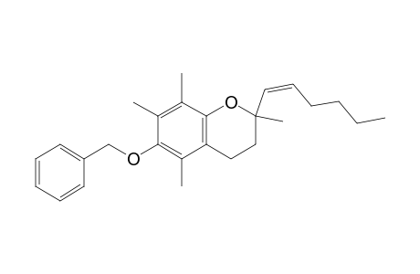 6-Benzyloxy-2-(hex-1-enyl)-2,5,7,8-tetramethylchroman