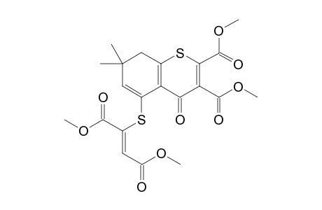 2,3-Bis(methoxycarbonyl)-5(Z)-[[1,2-bis(methoxycarbonyl)vinyl]thio]-7,7-dimethyl-7H-benzo[b]thiopyran-4-ol