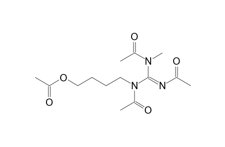 Acetamide, N-[[acetyl[4-(acetyloxy)butyl]amino](acetylimino)methyl]-N-methyl-