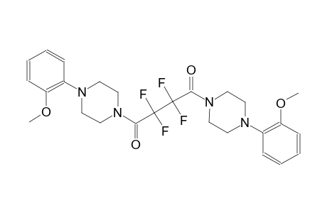 1-(2-methoxyphenyl)-4-{2,2,3,3-tetrafluoro-4-[4-(2-methoxyphenyl)-1-piperazinyl]-4-oxobutanoyl}piperazine