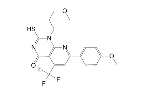pyrido[2,3-d]pyrimidin-4(1H)-one, 2-mercapto-7-(4-methoxyphenyl)-1-(3-methoxypropyl)-5-(trifluoromethyl)-