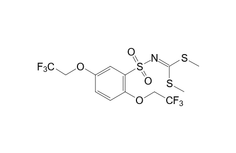 N-{[2,5-bis(2,2,2-trifluoroethoxy)phenyl]sulfonyl}dithioimidocarbonic acid, dimethyl ester