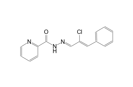 N'-[(E,2Z)-2-chloro-3-phenyl-2-propenylidene]-2-pyridinecarbohydrazide