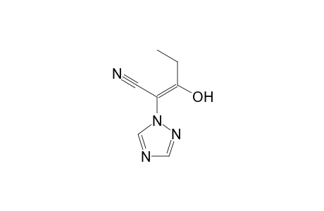 1H-1,2,4-Triazole-1-acetonitrile, alpha-(1-hydroxypropylidene)-