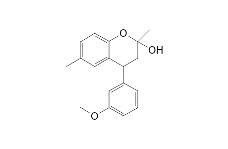 4-(3-Methoxyphenyl)-2,6-dimethylchroman-2-ol