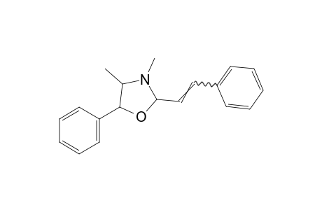 3,4-dimethyl-5-phenyl-2-styryloxazolidine