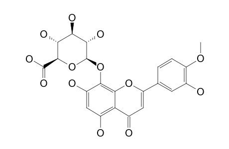 HYPOLAETIN-4'-METHYLETHER-8-O-BETA-D-GLUCURONOPYRANOSIDE