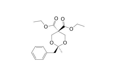 2-BENZYL-5,5-BIS-(ETHYLOXYCARBONYL)-2-METHYL-1,3-DIOXANE