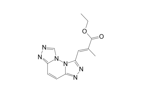 2-Propenoic acid, 3-bis[1,2,4]triazolo[4,3-b:3',4'-f]pyridazin-1-yl-2-methyl-, ethyl ester