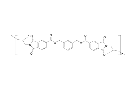 Poly[1,3-dimethylenebenzene bis(n-allyl-4-phthalimidecarboxylate)]
