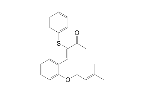 4-[2'-(3''-Methyl-2''-butenyloxy)phenyl]-3-(phenylsulfenyl)-3-buten-2-one