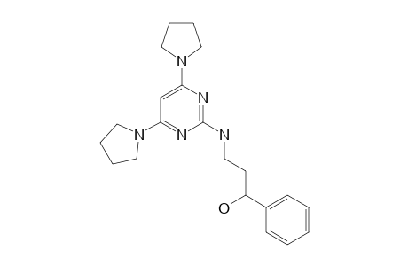 2-(3'-HYDROXY-3'-PHENYLPROPYLAMINO)-4,6-DI-(PYRROLIDIN-1-YL)-PYRIMIDINE