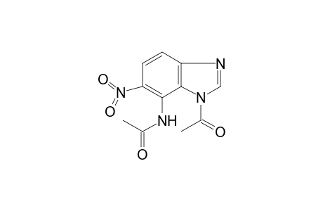 Acetamide, N-(1-acetyl-6-nitro-1H-1,3-benzimidazol-7-yl)-