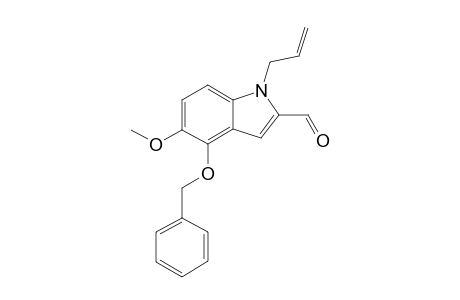 1-Allyl-4-benzyloxy-5-methoxyindole-2-carboxaldehyde