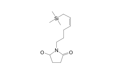 (Z)-5-HYDROXY-1-(6-TRIMETHYLSILYLHEX-4-ENYL)-PYRROLIDIN-2-ONE