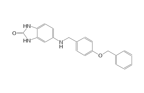 5-{[4-(benzyloxy)benzyl]amino}-1,3-dihydro-2H-benzimidazol-2-one