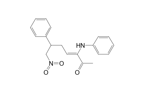 7-Nitro-3-(N-phenylamino)-6-phenylhept-3-en-2-one
