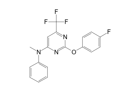 4-(METHYLPHENYLAMINO)-2-(4-FLUOROPHENOXY)-6-TRIFLUOROMETHYLPYRIMIDINE