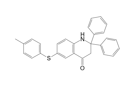 2,2-Diphenyl-6-(p-tolylsulfanyl)-1,3-dihydroquinolin-4-one
