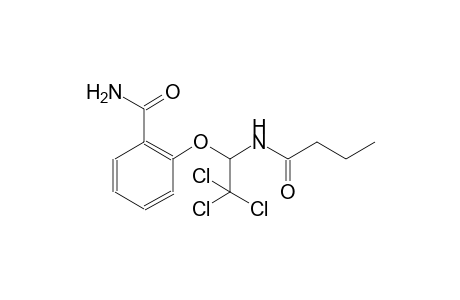 2-[1-(butyrylamino)-2,2,2-trichloroethoxy]benzamide
