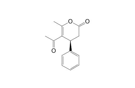 (S)-5-acetyl-6-methyl-4-phenyl-3,4-dihydro-2H-pyran-2-one