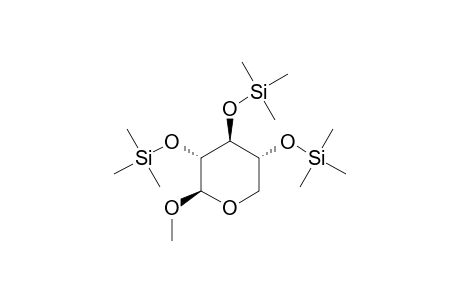 Methyl-2,3,4-tris-O-trimethylsilyl.beta.-D-xylopyranosid