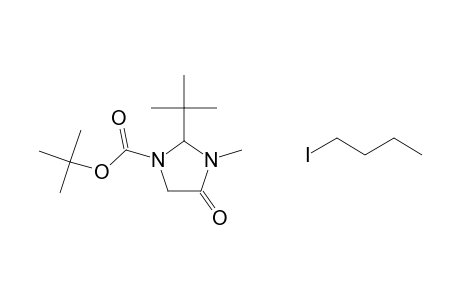 2-tert-BUTYL-5-(4-IODOBUTYL)-3-METHYL-4-OXOIMIDAZOLIDINE-1-CARBOXYLIC ACID, tert-BUTYL ESTER