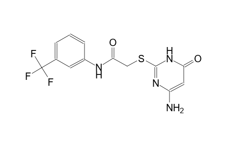 2-[(4-amino-6-oxo-1,6-dihydro-2-pyrimidinyl)sulfanyl]-N-[3-(trifluoromethyl)phenyl]acetamide