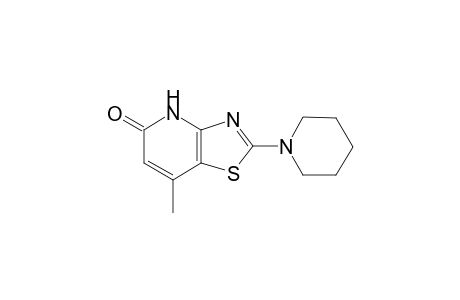 7-Methyl-2-(1-piperidinyl)-4H-thiazolo[4,5-b]pyridin-5-one